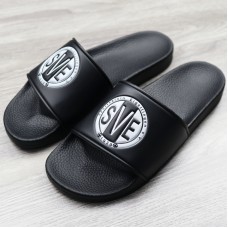 Wholesale PVC custom logo Man slippers summer beach  custom man womenl kids slippers sandals