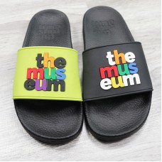 New arrvial High quality Rubber patch slippers slide Wholesale OEM custom design logo 3D