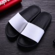 2019 new design custom logo slide sandals, PVC soft sandals for women and ladies, low MOQ outdoor unisex custom slippers