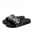 PU leather men designer slides shoes flip flops unisex luxury rubber custom slipper sliders sandals footwear men with logo