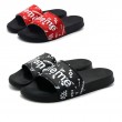 PU leather men designer slides shoes flip flops unisex luxury rubber custom slipper sliders sandals footwear men with logo