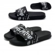 PU leather men designer slides shoes flip flops unisex luxury rubber custom slipper sliders sandals footwear men with logo