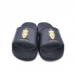 Wholesale OEM Logo new design PCU Flat And Anti-skip Blank Slide Sandals Plain custom mens rubber slippers