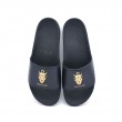 Wholesale OEM Logo new design PCU Flat And Anti-skip Blank Slide Sandals Plain custom mens rubber slippers