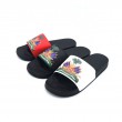 footwear manufacturers haitian flag slippers, PVC flag summer beach home house advertisement Haiti flag slides slippers men