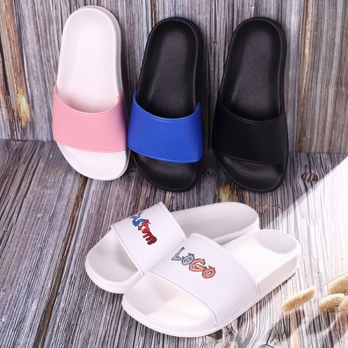 white plain sublimation slides footwear canvas blank custom